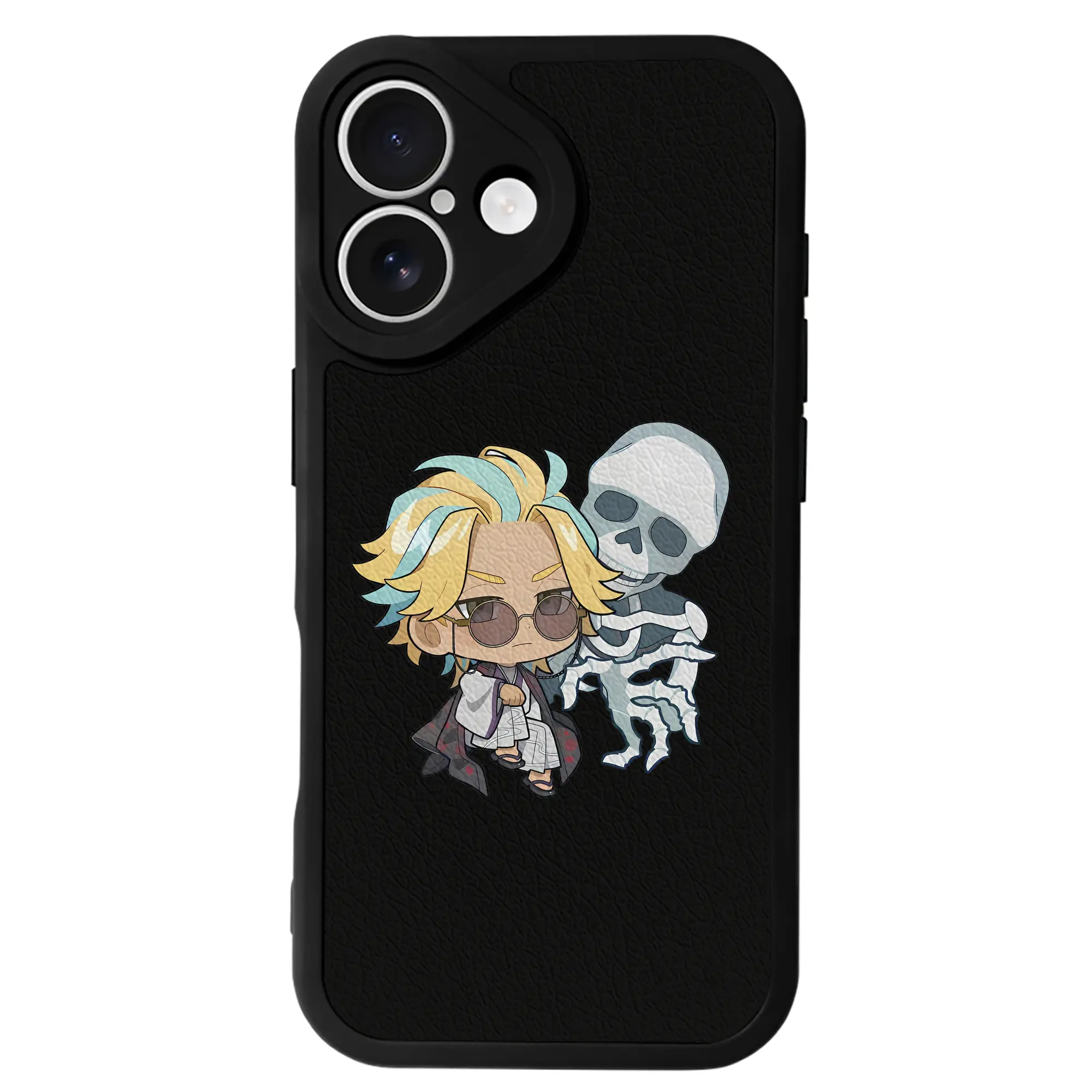 東京リベンジャーズ グッズ,灰谷竜胆 - IPhone 16シリーズ対応 ・ シリコンスマホケース ・ レザー調 ・ 高精度フィット ・ 耐衝撃 ・ ワイヤレス充電対応 ・ 精密カット